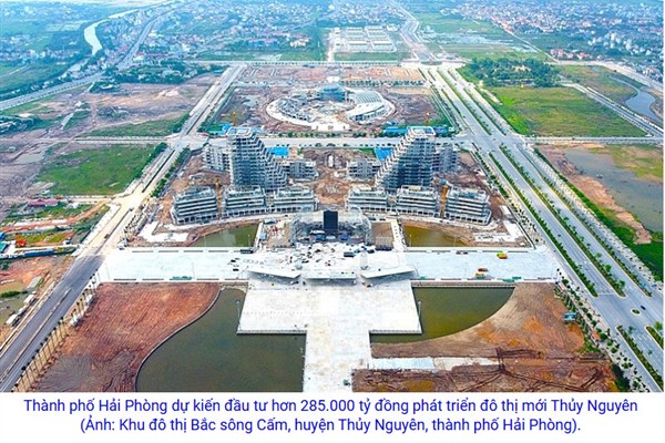 Hải Phòng dự kiến đầu tư hơn 285.000 tỷ đồng phát triển đô thị Thủy Nguyên